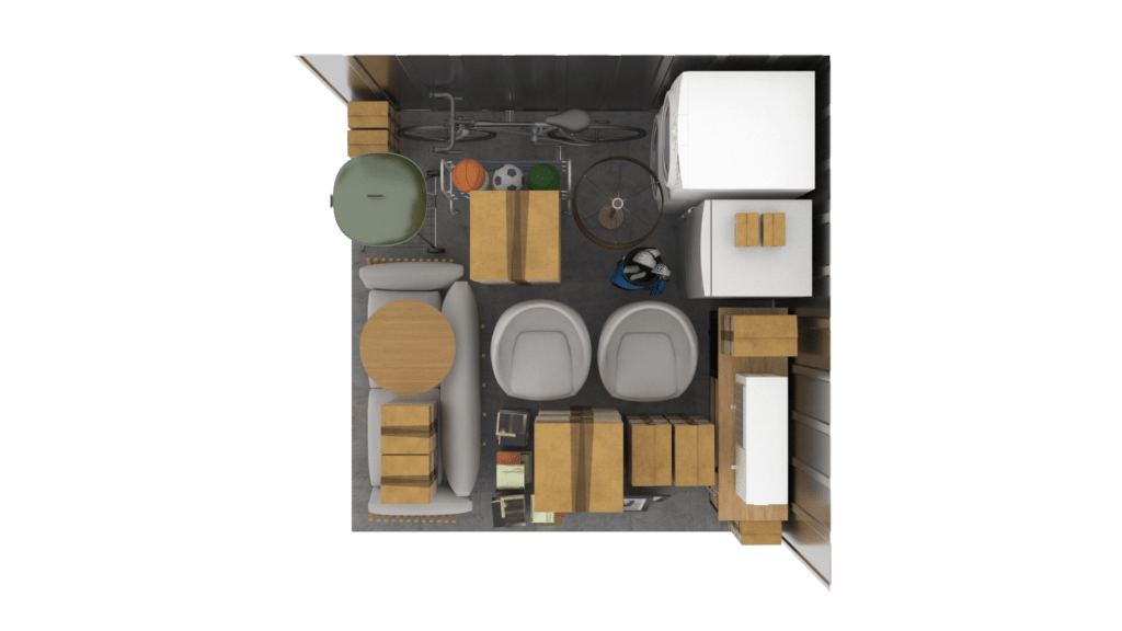 10 x 10 Storage Unit Top