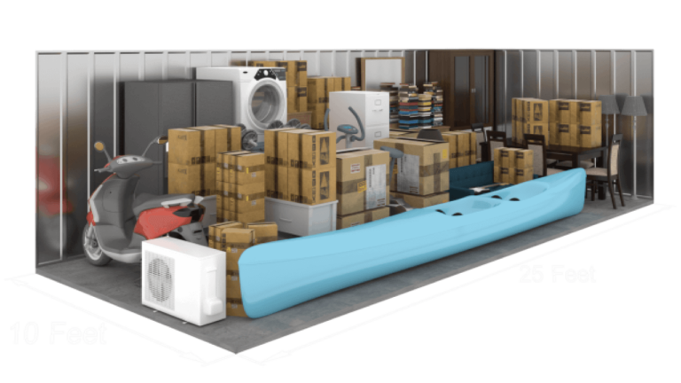 How Big Is A 10 By 25 Storage Unit How Big Is A 10 By 25 Storage Unit