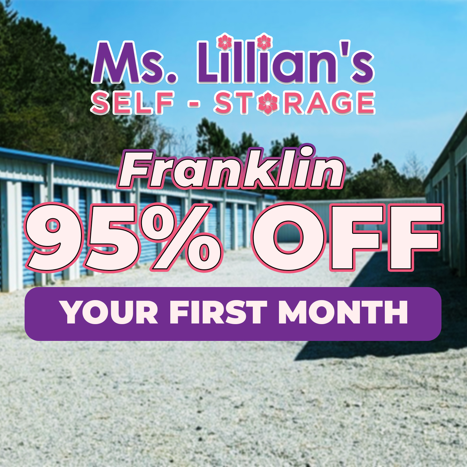 95% OFF - Winter Sale on Self Storage Franklin , GA