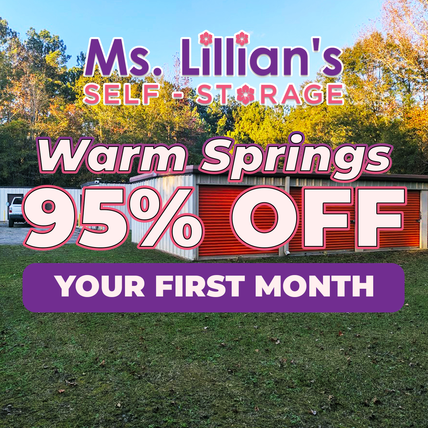 95% OFF- Winter Sale on Self Storage Warm Springs, GA